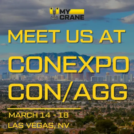 Meet MYCRANE’s USA team at CONEXPO-CON/AGG - анонс