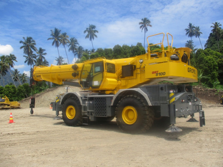 New Grove rough-terrain crane for Indonesian gold mining business - анонс